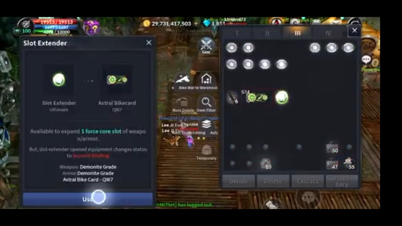 Cabal Mobile - Random Slotting QW7 Bike - This is what happened when Lady Luck is toying with you