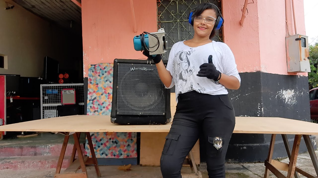 Fazendo caixa de som Cubo passo a passo