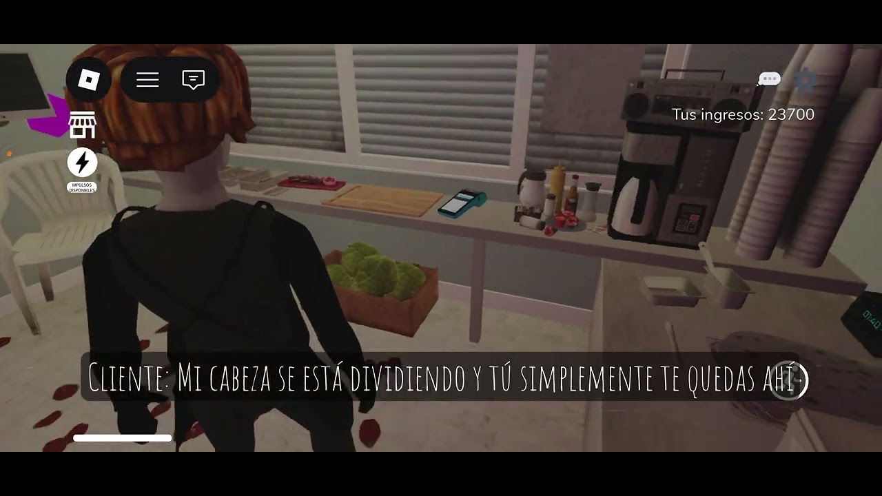 Jugando scary shawarma 