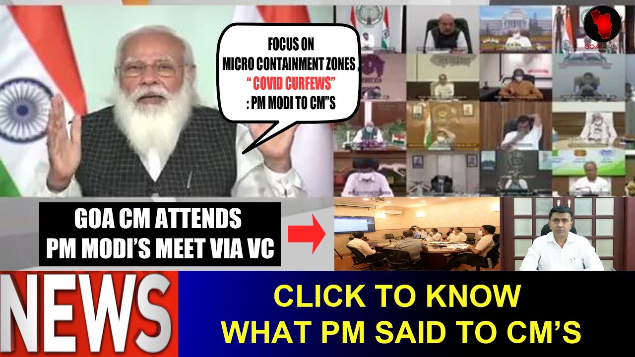 GOA CM DR. PRAMOD SAWANT ATTENDS PM MODI&rsquo;S VC MEET , HERE&rsquo;S WHAT PM SAID TO CM&rsquo;S | India News | Goa