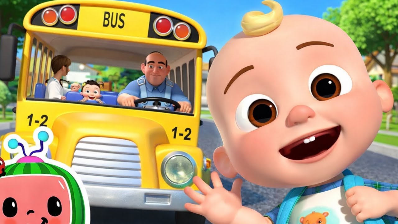 Wheels on the Bus Go Round! + More Wheels On The Bus Songs 🎵 | CoComelon Nursery Rhymes for Kids