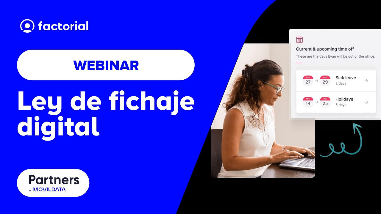 Ley de fichaje digital 2026: gu&iacute;a pr&aacute;ctica para empresas | Webinar con Factorial