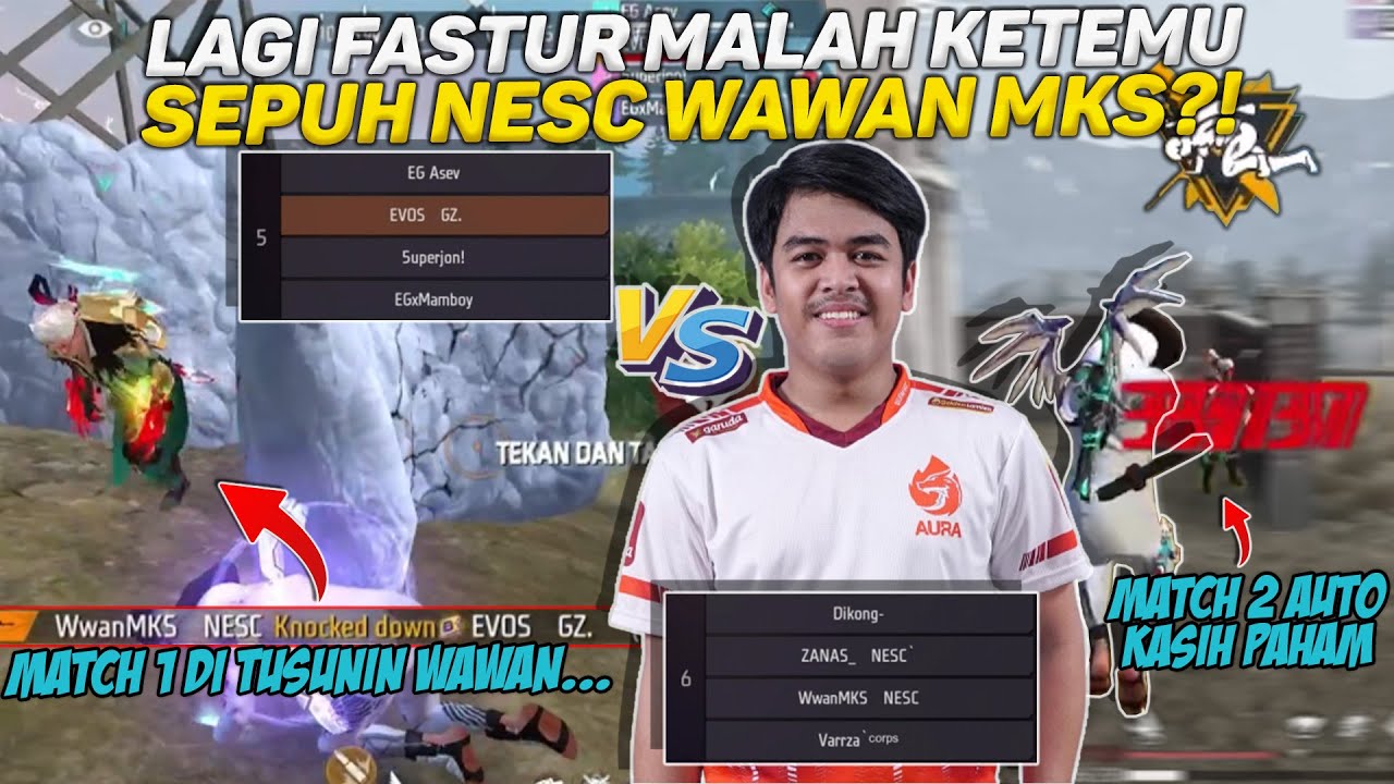 LAGI FASTUR MALAH KETEMU SEPUH NESC WAWAN MKS?! MATCH 1 TUSUN SAMA DIA AUTO KASIH PAHAM DIMATCH 2 🔥