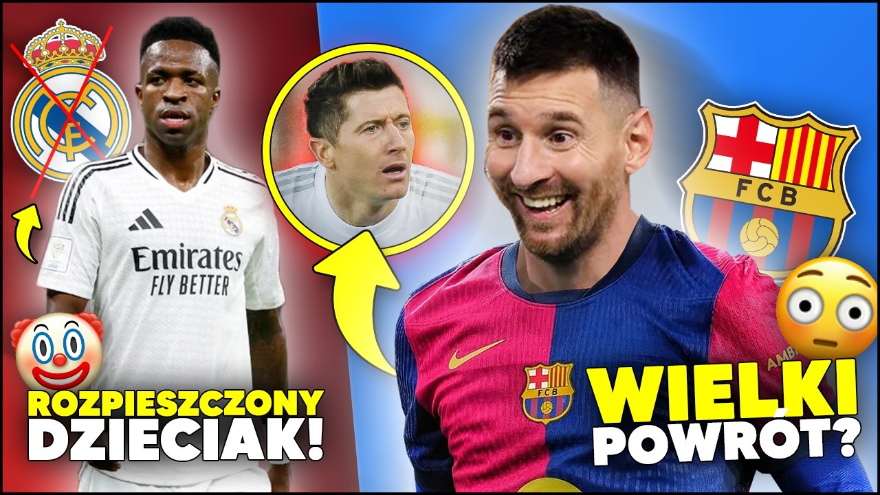 WOW! Leo Mesii WR&Oacute;CI do FC BARCELONY!? SPRYTNY PLAN... Vinicius Junior MA DOŚĆ!