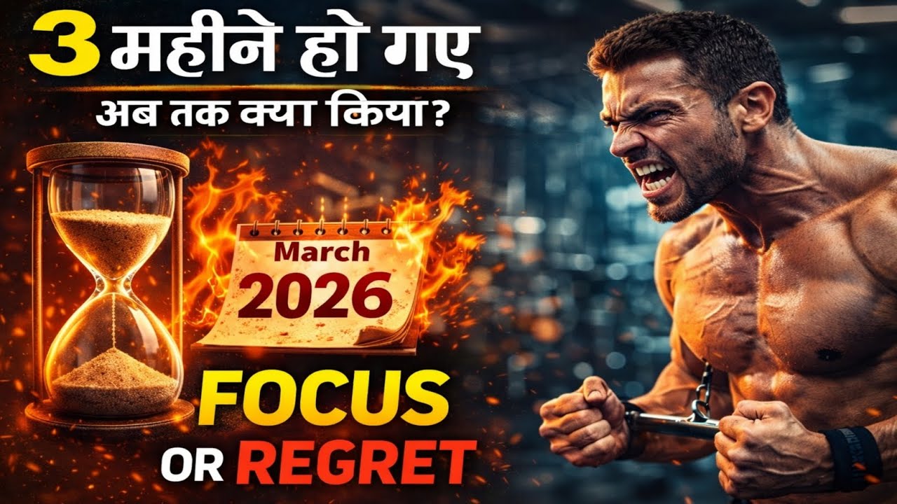 2026 के 3 महीने खत्म… फिर भी जिंदगी वही है? | Discipline Mindset & Focus Psychology