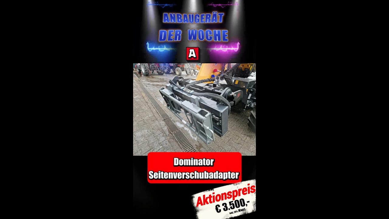 Dominator Seitenverschubadapter für 3500 Euro