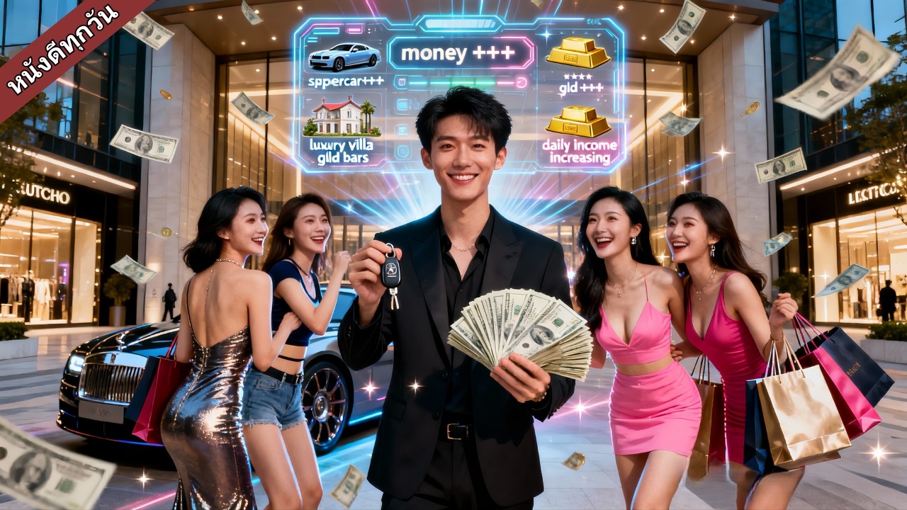 ระบบมหาเศรษฐีหลับ 3 ปี ตื่นแล้ว! รับเงินทุกวัน ทำภารกิจได้ซูเปอร์คาร์ คฤหาสน์ สาวรุมล้อม