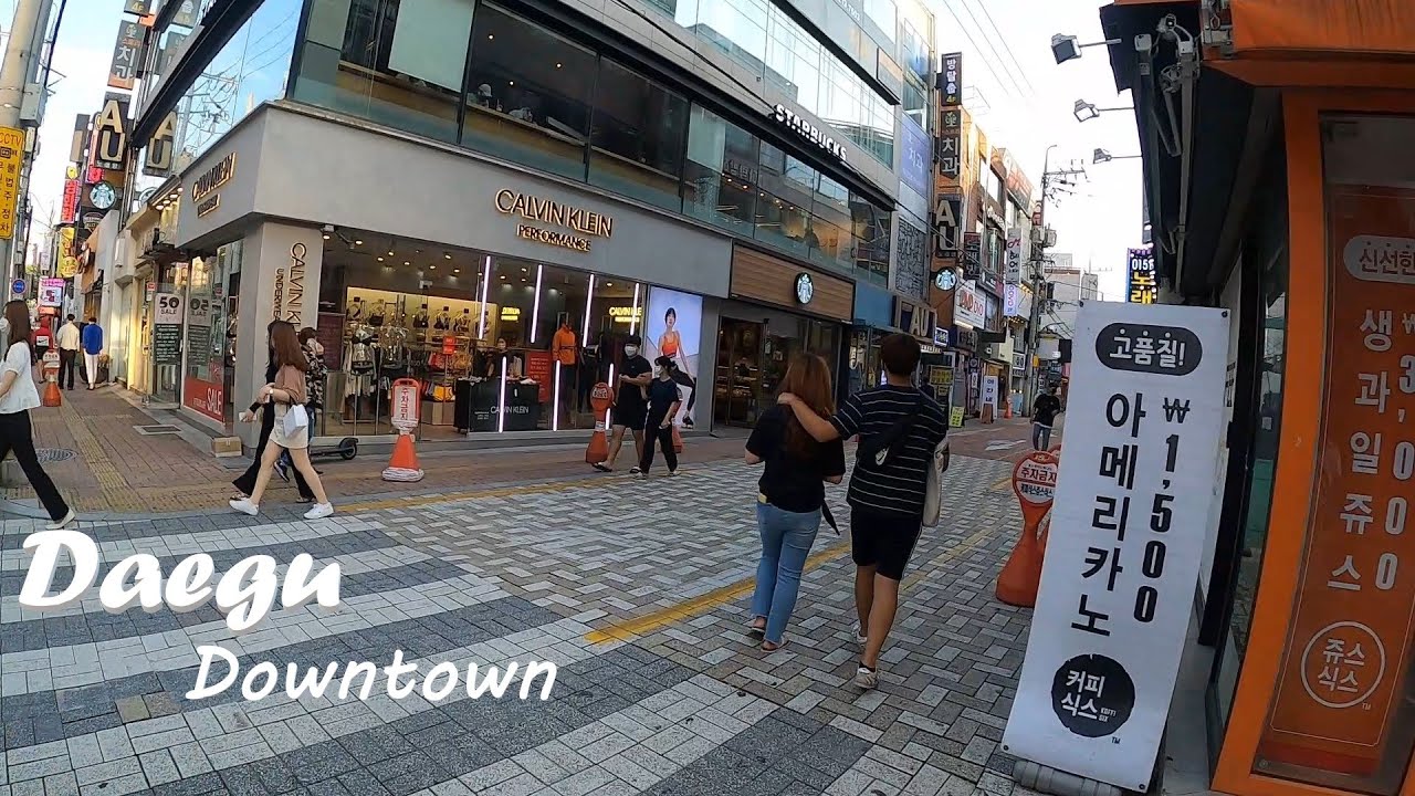 Let's Walk - Daegu (대구) 🇰🇷 | Downtown | Dongseongno (동성로) , Jung-gu | Average Walker