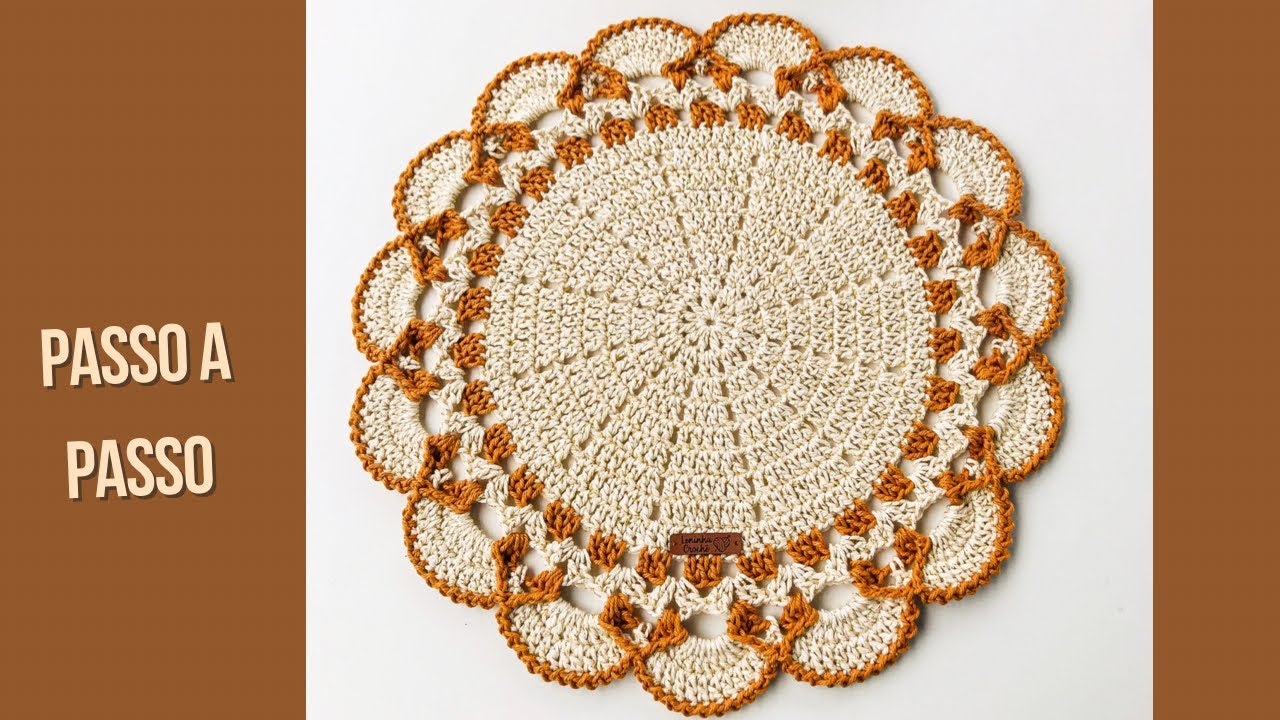 Sousplat de Crochê  #croche #crochet