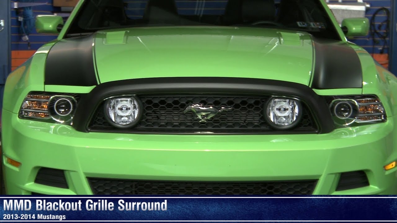 Mustang MMD Blackout Grille Surround (13-14 All) Review