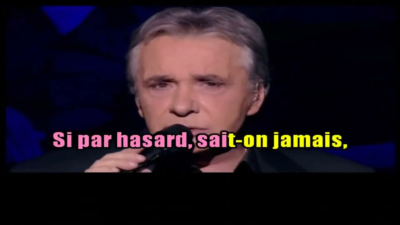 KARAOKÉ Michel Sardou  Je Ne Suis Pas Mort Je Dors Live Zénith 2007 Création JP Karaoké