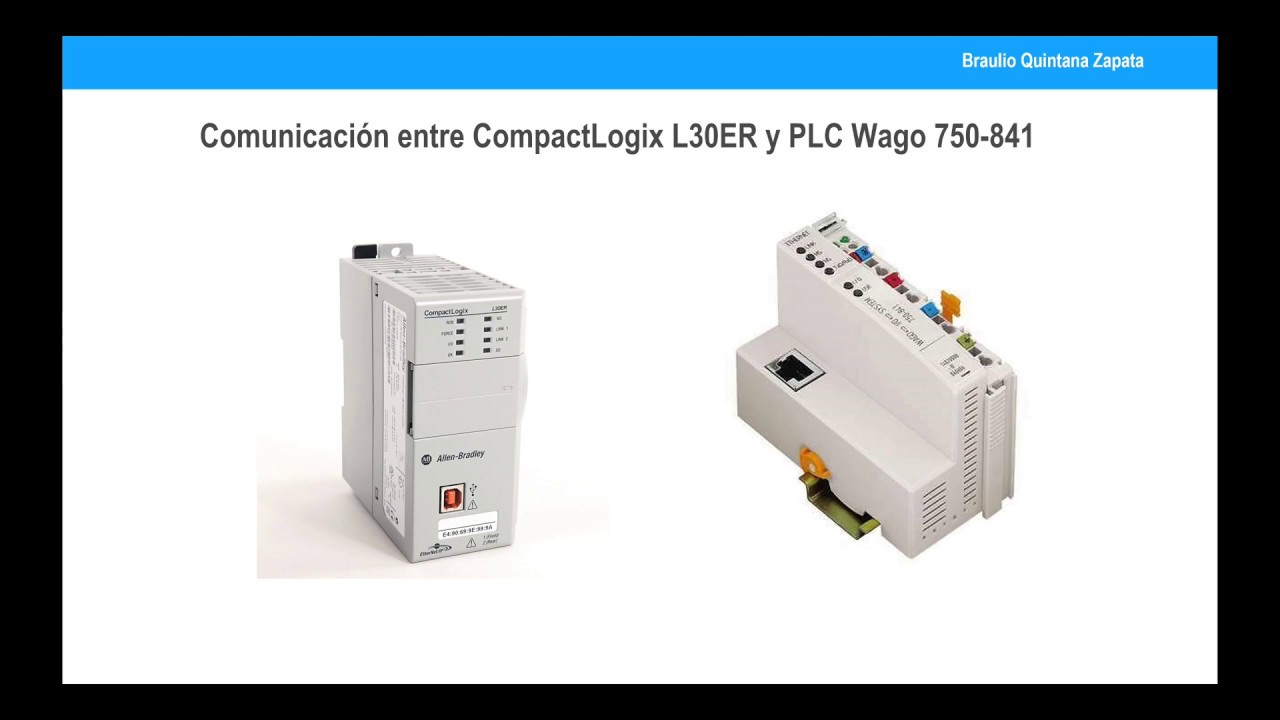 Comunicacion Ethernet/ip CompactLogix L30ER y Wago 750-841