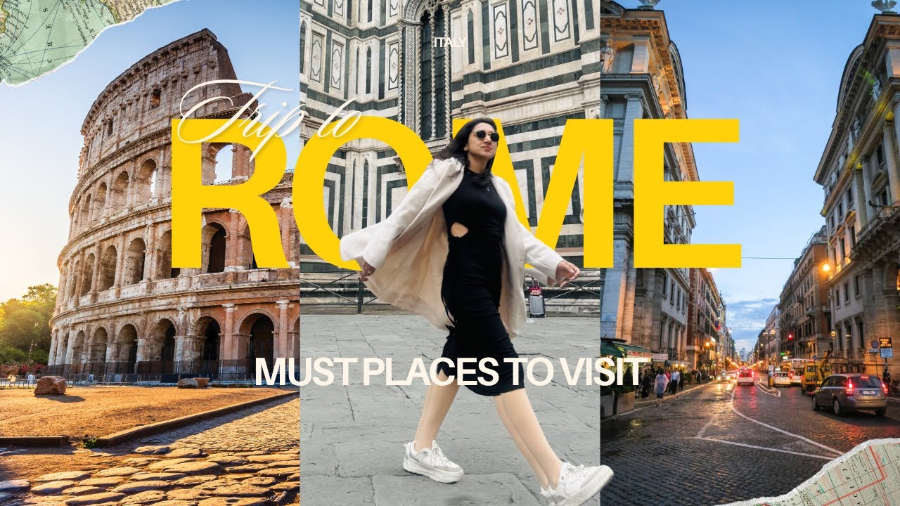 12 Must Visit Places in Rome| Rome 3 days Itinerary | Places to Visit in Italy | Europe Videos 2025