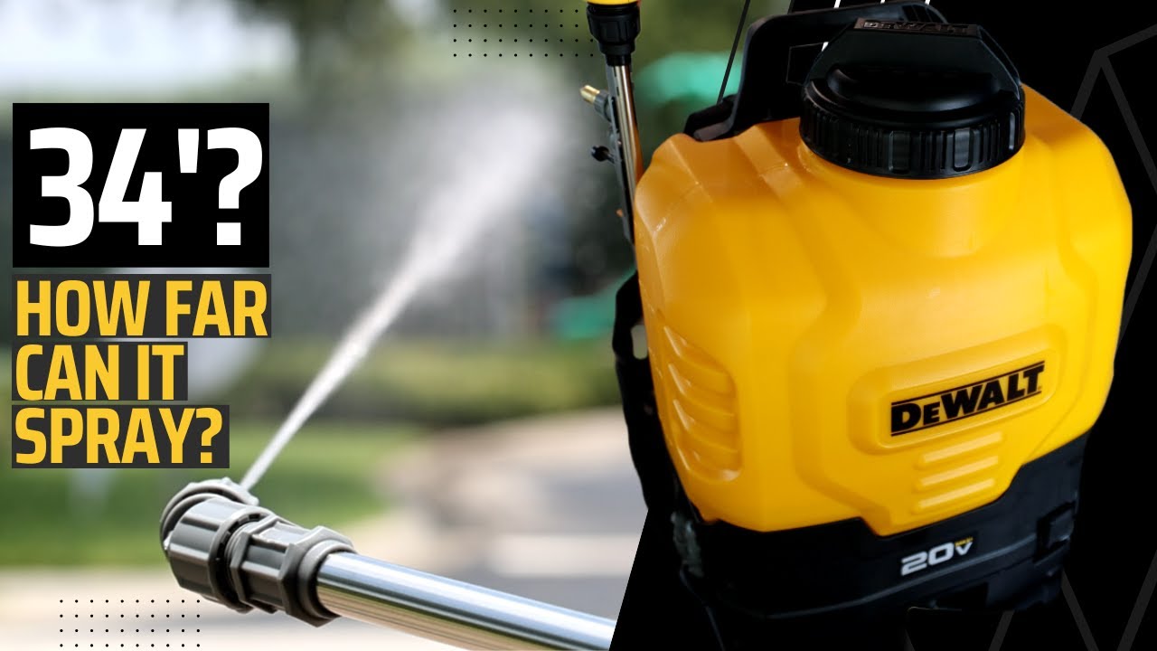 Dewalt Battery Powered Backpack Sprayer