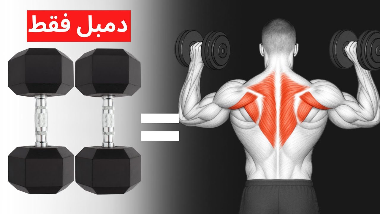 5 تمارين فعّالة لبناء ظهر أكبر وأقوى بالدمبل – من المنزل