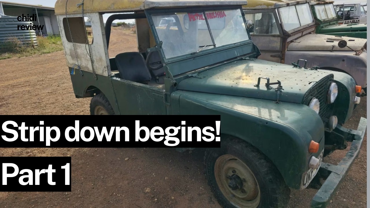 1951 Land Rover restoration 80 inch Series 1 - Part 1