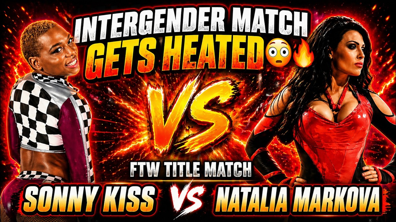 Sonny Kiss vs Natalia Markova - Intergender Wrestling
