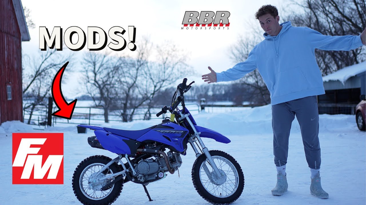 2023 Yamaha ttr 110 & Honda crf 110 mods!!