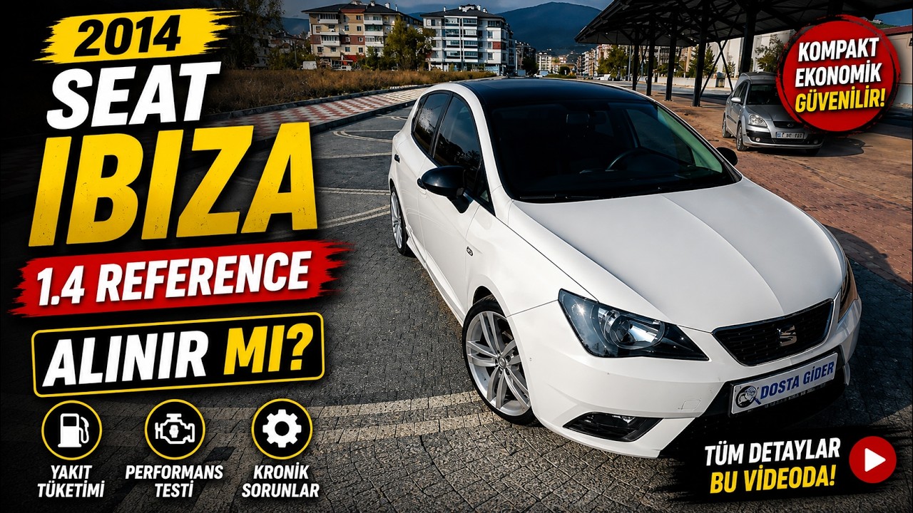 Seat İbiza 1.4 Reference Detaylı İnceleme | Mk3 | DOSTA GİDER |