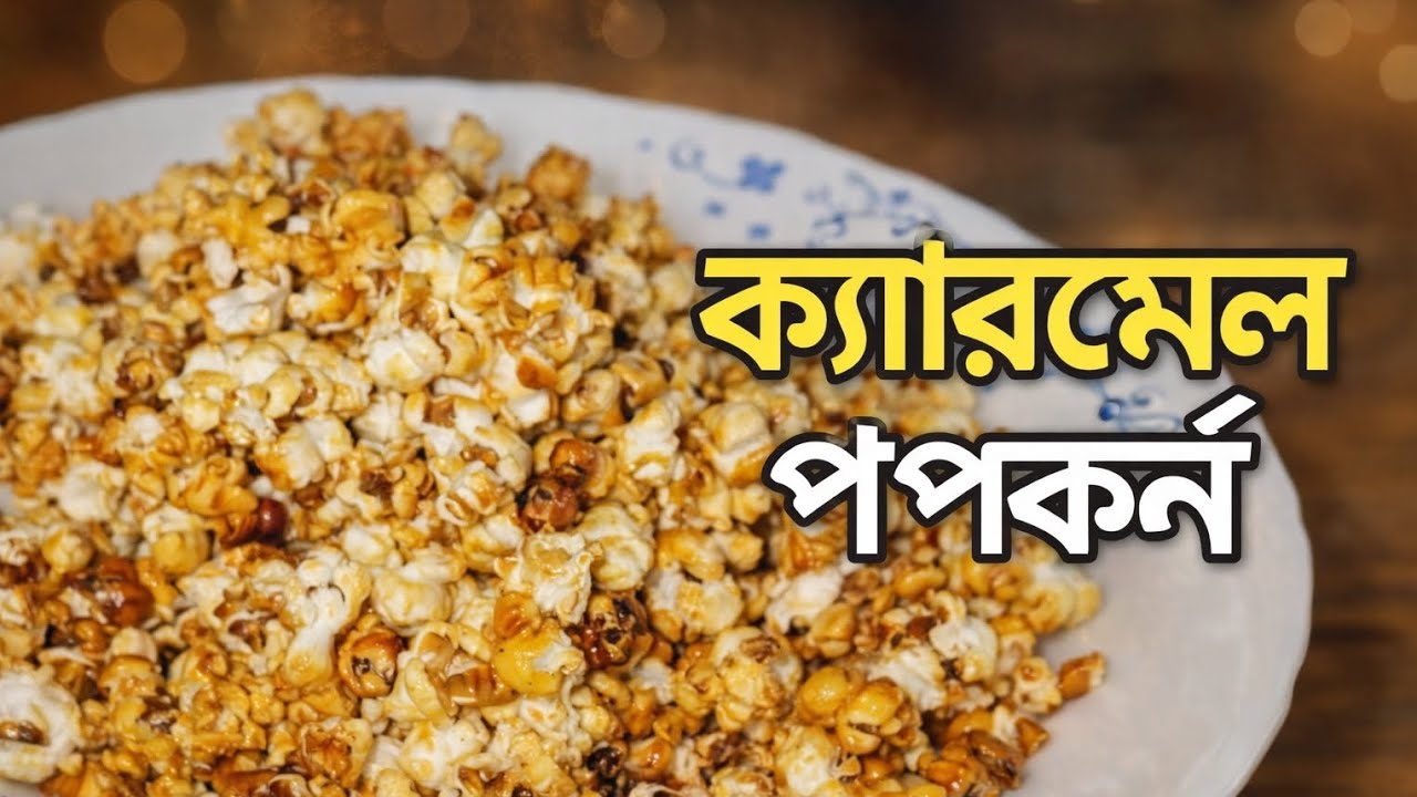ঘরেই বানিয়ে নিন ক্যারামেল পপকর্ন | The Happy Home