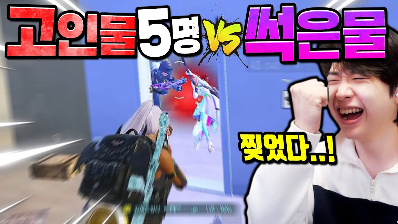 정상랭킹전 아시아 고수 1vs5 레전드 하고 최다킬 찍었습니다ㄷㄷ 미쳤다 ㅋㅋㅋ