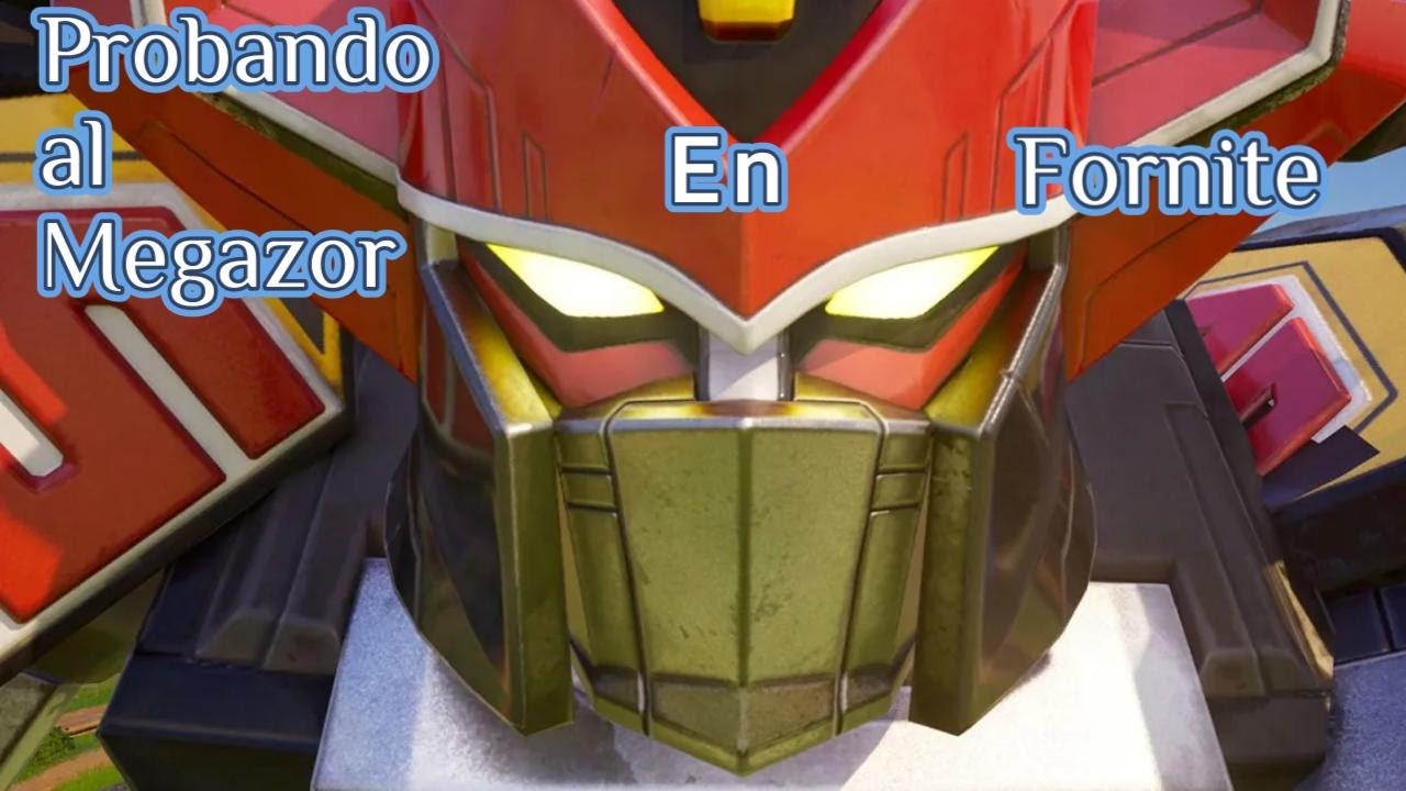 Convirtiendome en Megazord en Fornite