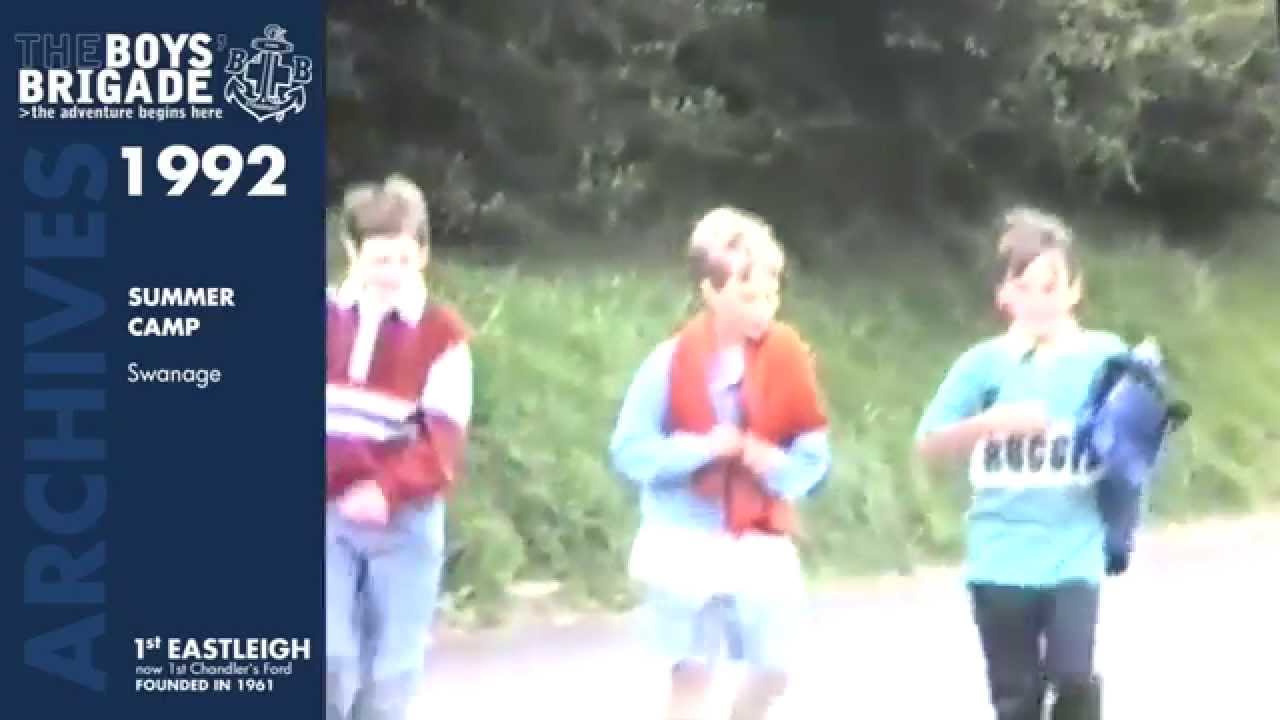 1992: 1st Eastleigh Boys' Brigade - Summer Camp - Swanage