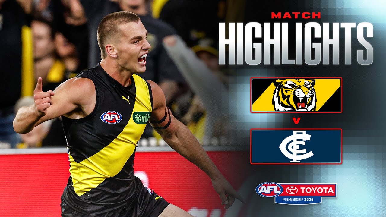 Richmond v Carlton Highlights | Round 1, 2025 | AFL