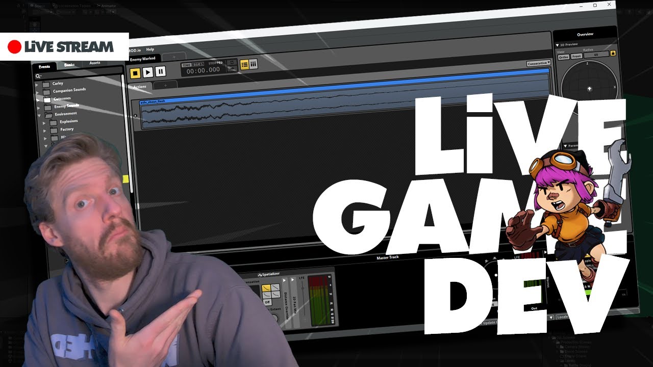 Making some SFX (tech difficulties) - Wrenched Dev Stream #9