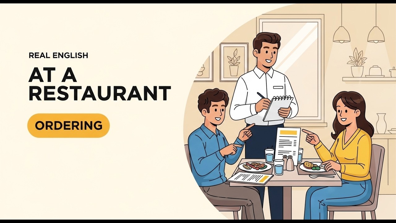 Speak English: Ordering Food at a Restaurant
