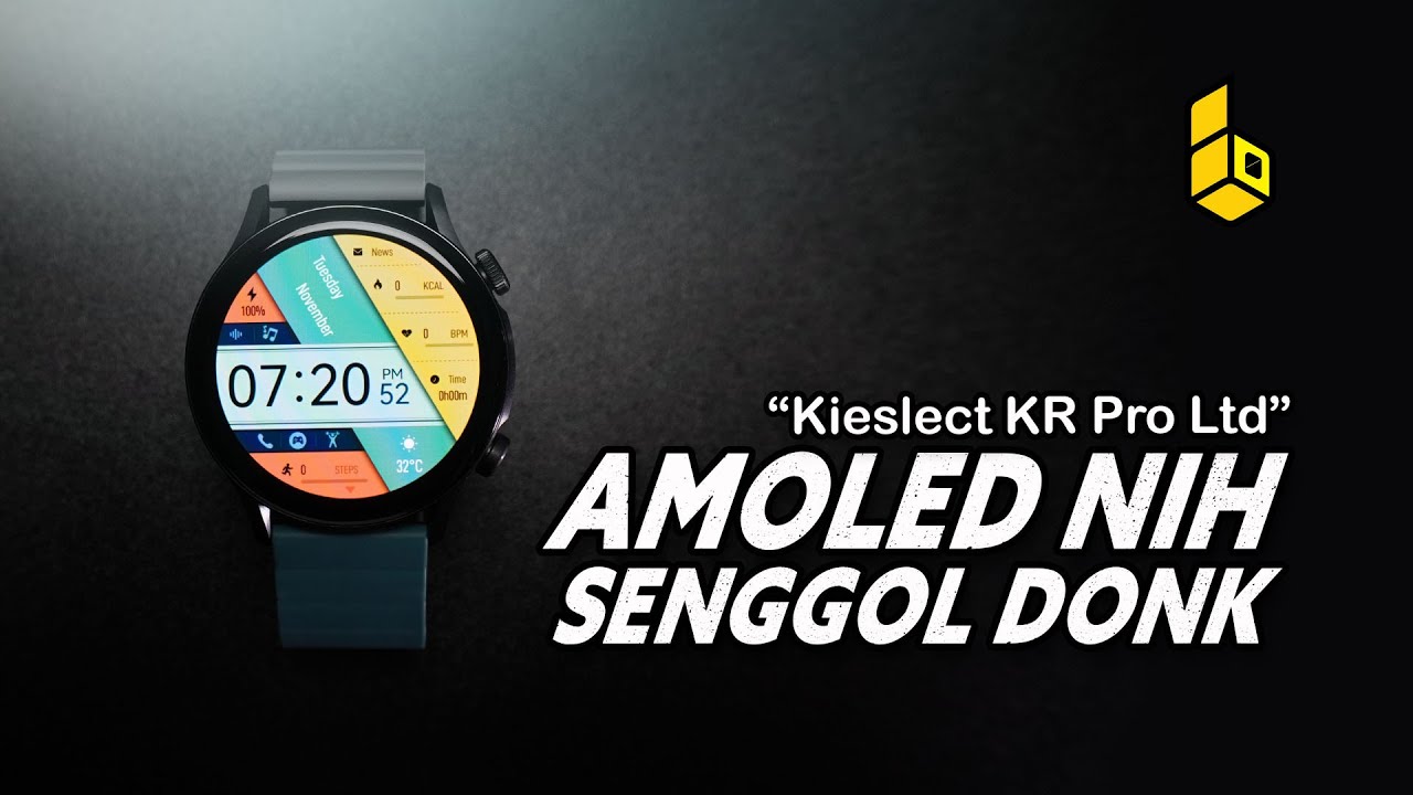 Review Kieslect KR Pro Ltd! Smartwatch AMOLED 1 Jutaan Banyak Fiturnya!