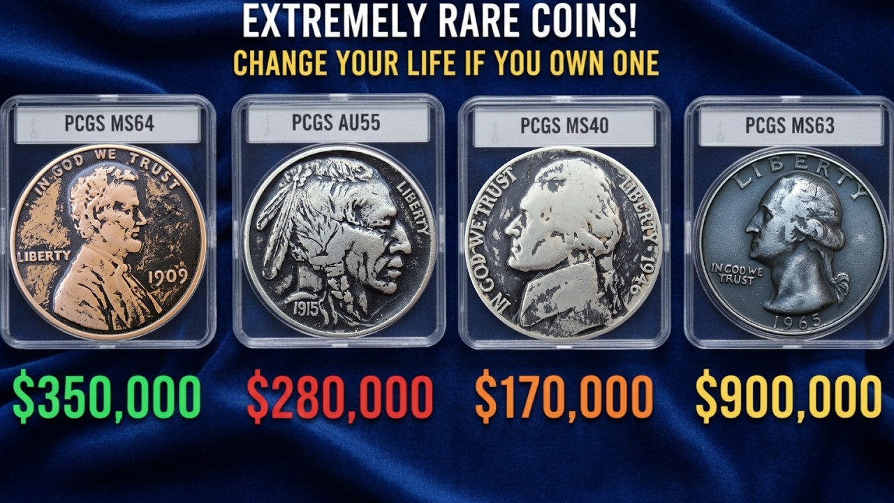 These Super Rare Top 5 Coins worth Million Dollar - Lucky If You Have One?