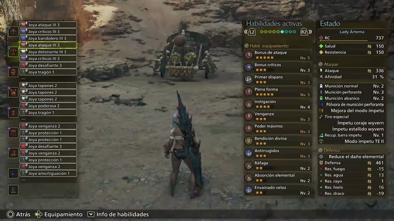MONSTER HUNTER WILDS II BUILD BALLESTA LIGERA NORMAL II