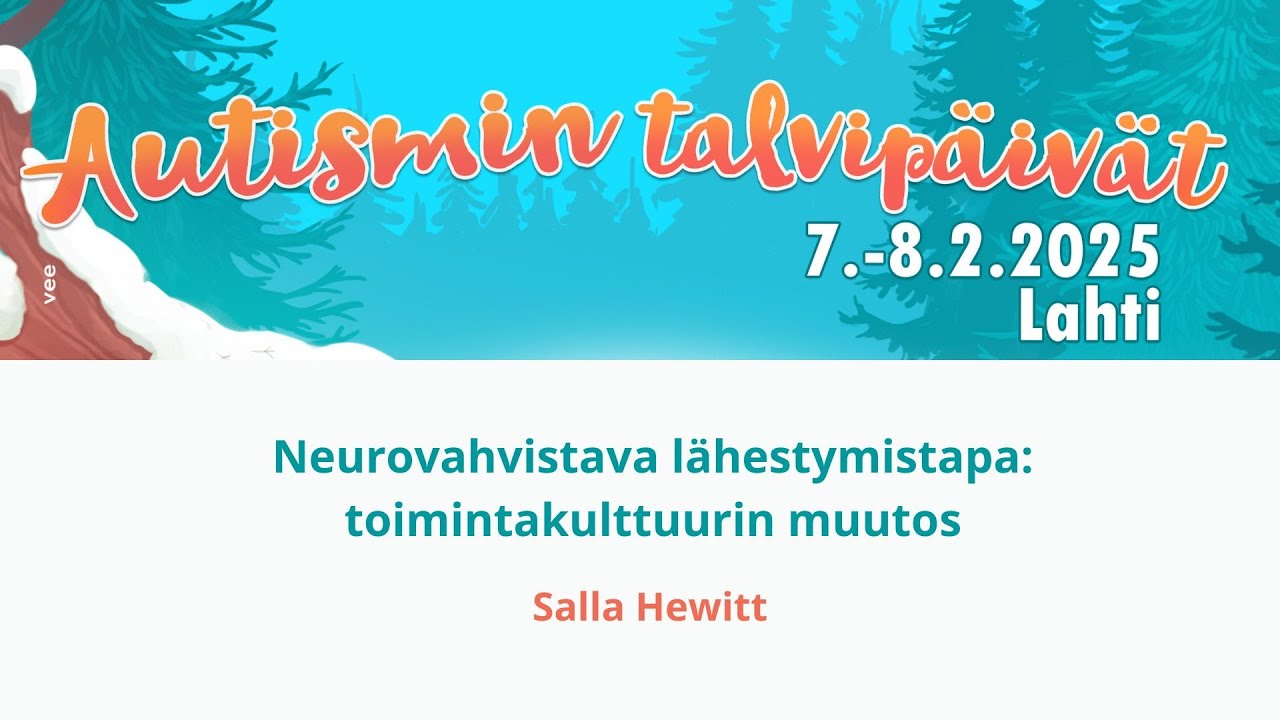 Neurovahvistava lähestymistapa: toimintakulttuurin muutos