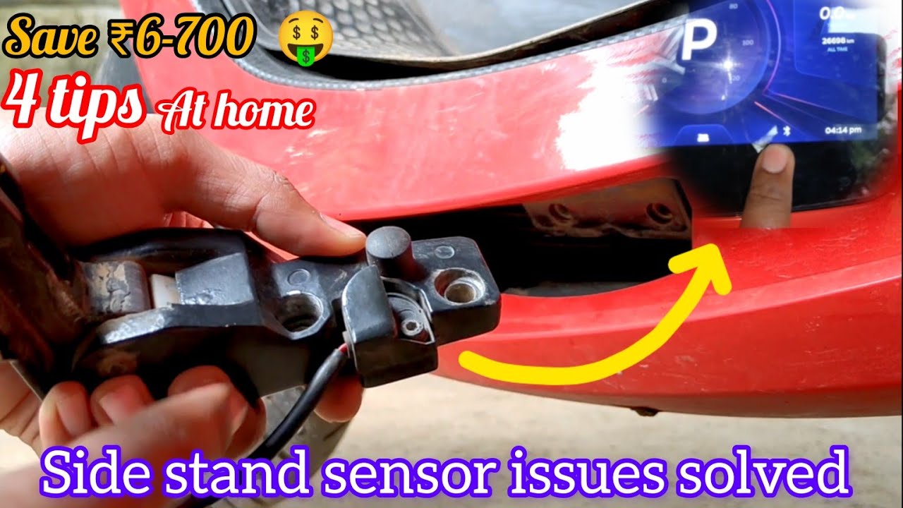 how to solve ola side stand sensor not working problem at home in just 5 min⚡ ways to bypass sensor