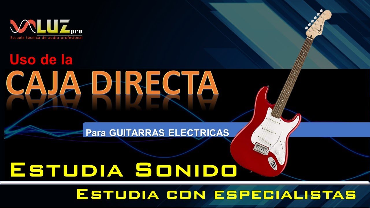 Caja directa para guitarra electrica