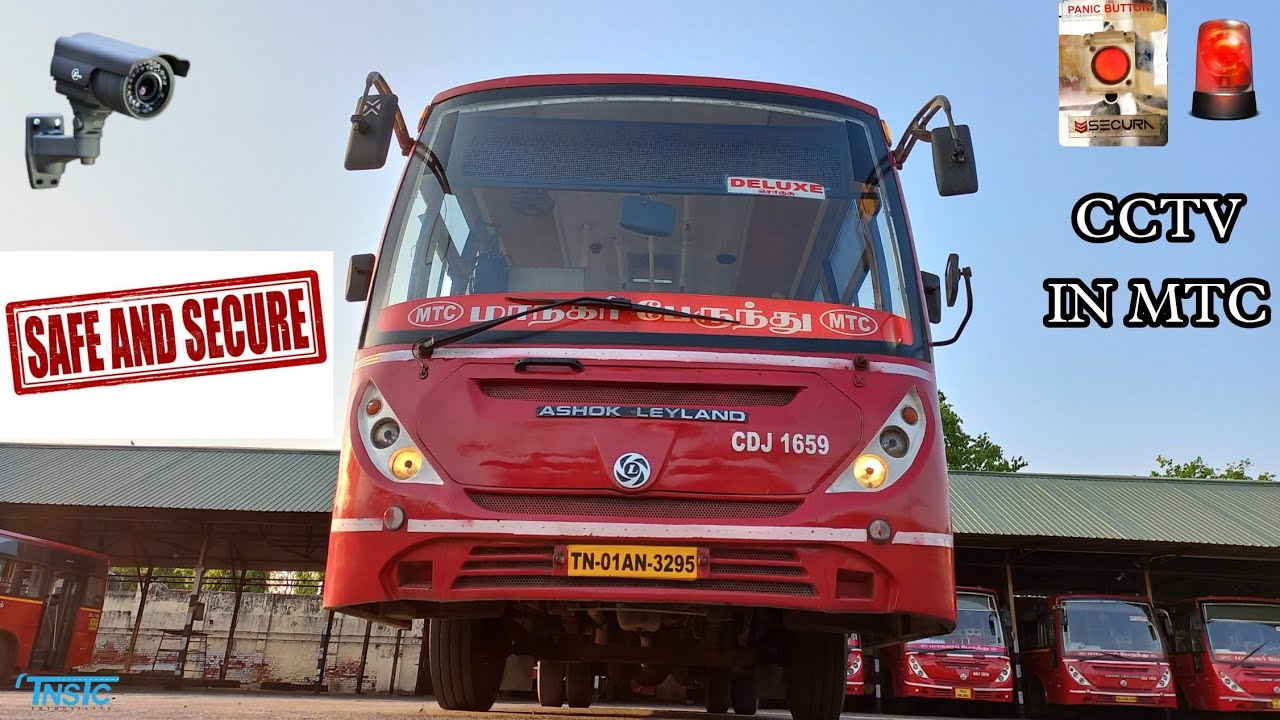 CCTV Cameras📹 & Panic Buttons🔴 in Chennai MTC Buses🚍 || Special Cover❤️ || TNSTC Enthusiasts