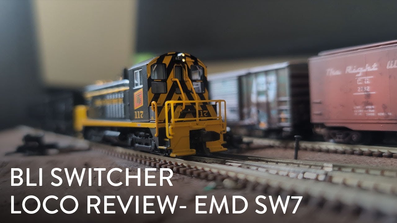 Broadway Limited EMD SW7 Review - N Scale DCC Locomotive