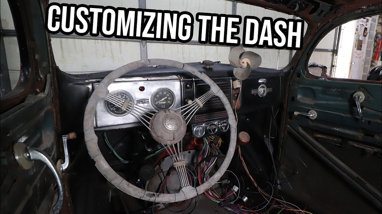 Adding Stewart Warner Gauges To The Dash - 1939 Ford Forgotten Hot Rod