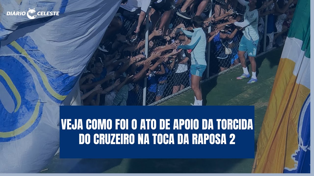 Veja como foi o SHOW DA TORCIDA DO CRUZEIRO na Toca 2 antes do jogo contra o Corinthians