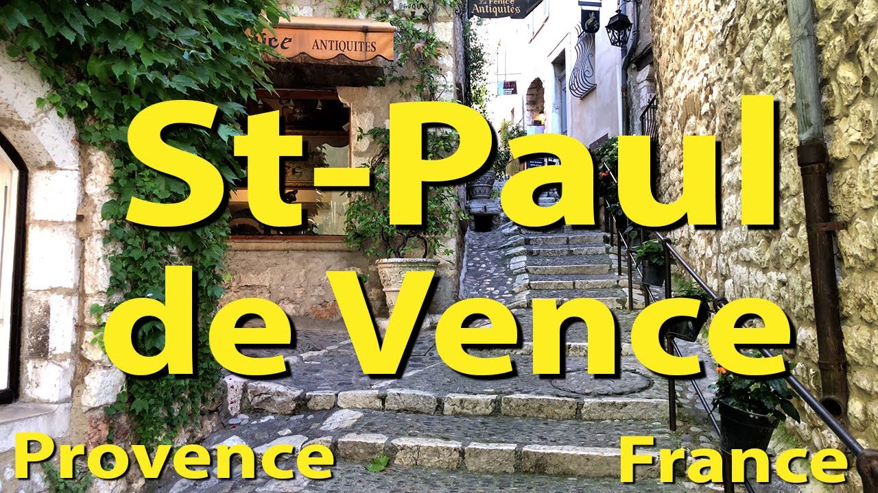 Saint Paul de Vence, Provence, France, 4K update