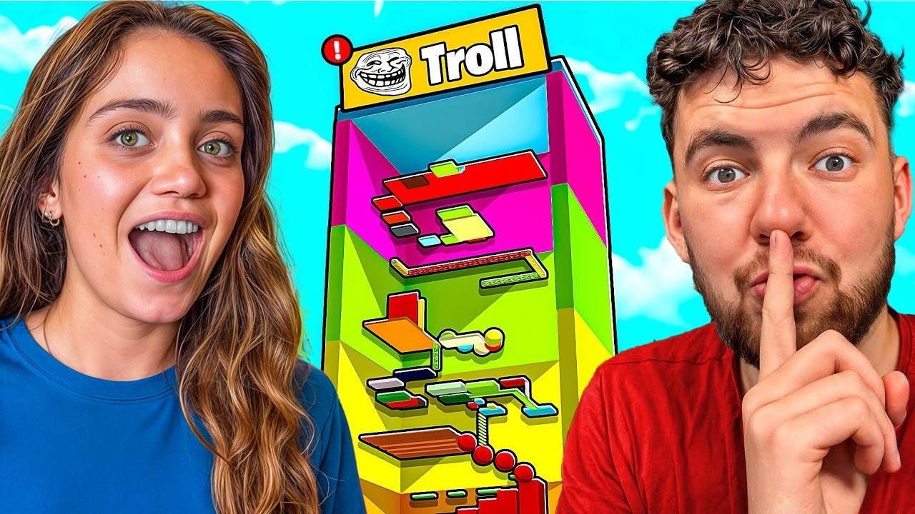 I created my own TROLL TOWER to trick my girlfriend (roblox)