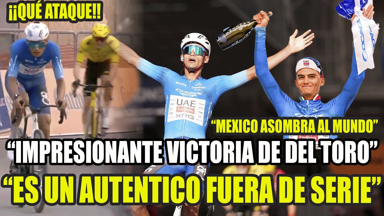 &iexcl;ISAAC DEL TORO ES UN GENIO! GARRA Y TALENTO MEXICANO TORITO PARA GANAR LA ETAPA 6 DEL TIRRENO