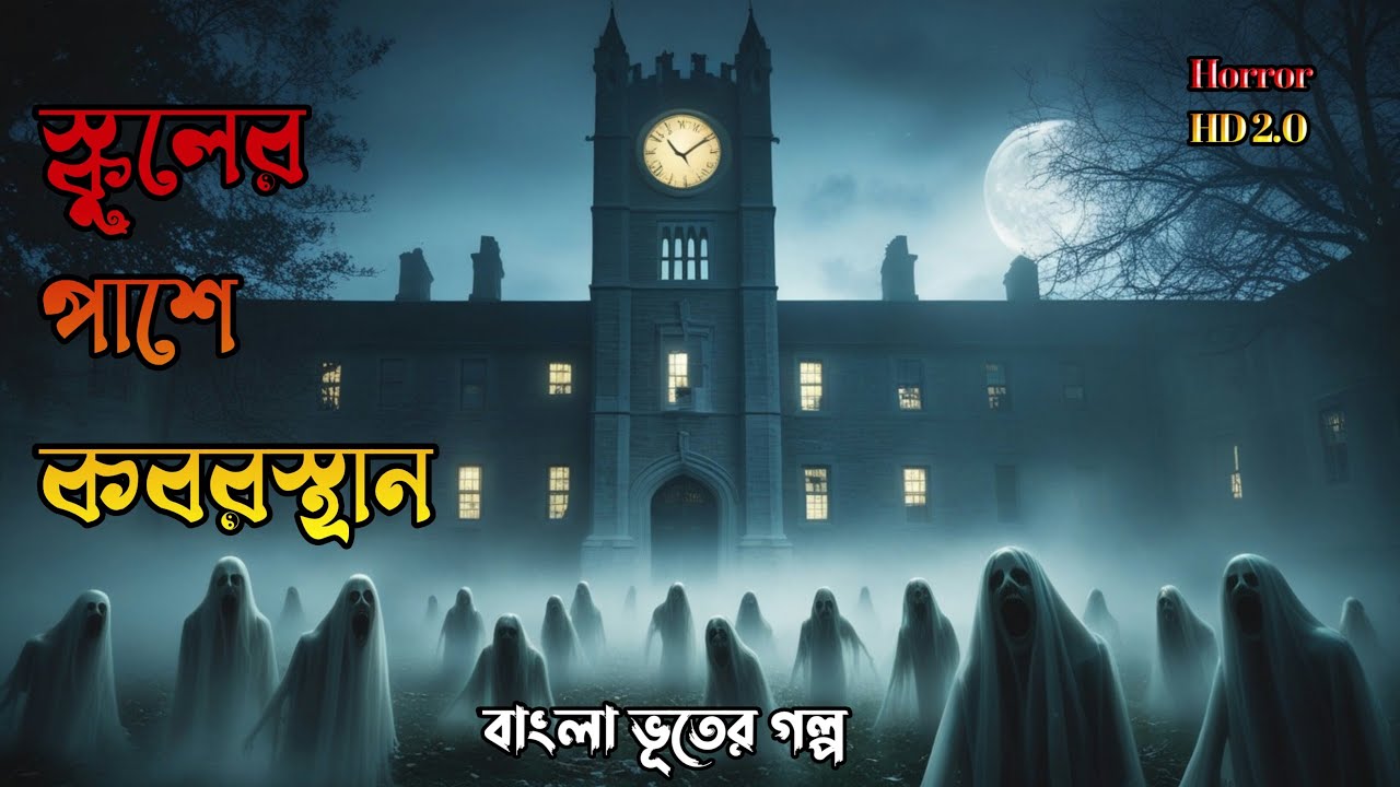 স্কুলের পাশে কবরস্থান | Bhuter Golpo | Bangla Bhuter Golpo | Bengali Horror Cartoon |