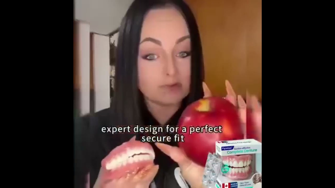 ✅Advanced Custom-Fit Functional Dentures🦷Smile Confidently Again in Just 3 Minutes❌No Dentist Needed