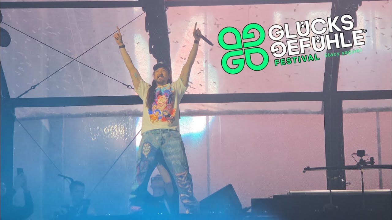 4k60fps| Steve Aoki @ Glücksgefühle Festival 2025 (FULL SET) Fan POV - Front Row