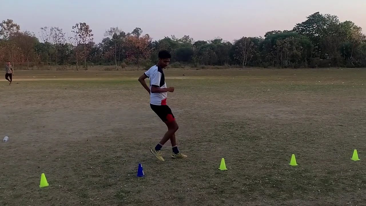 Solo Football  Practice In Sersa Ground Sini