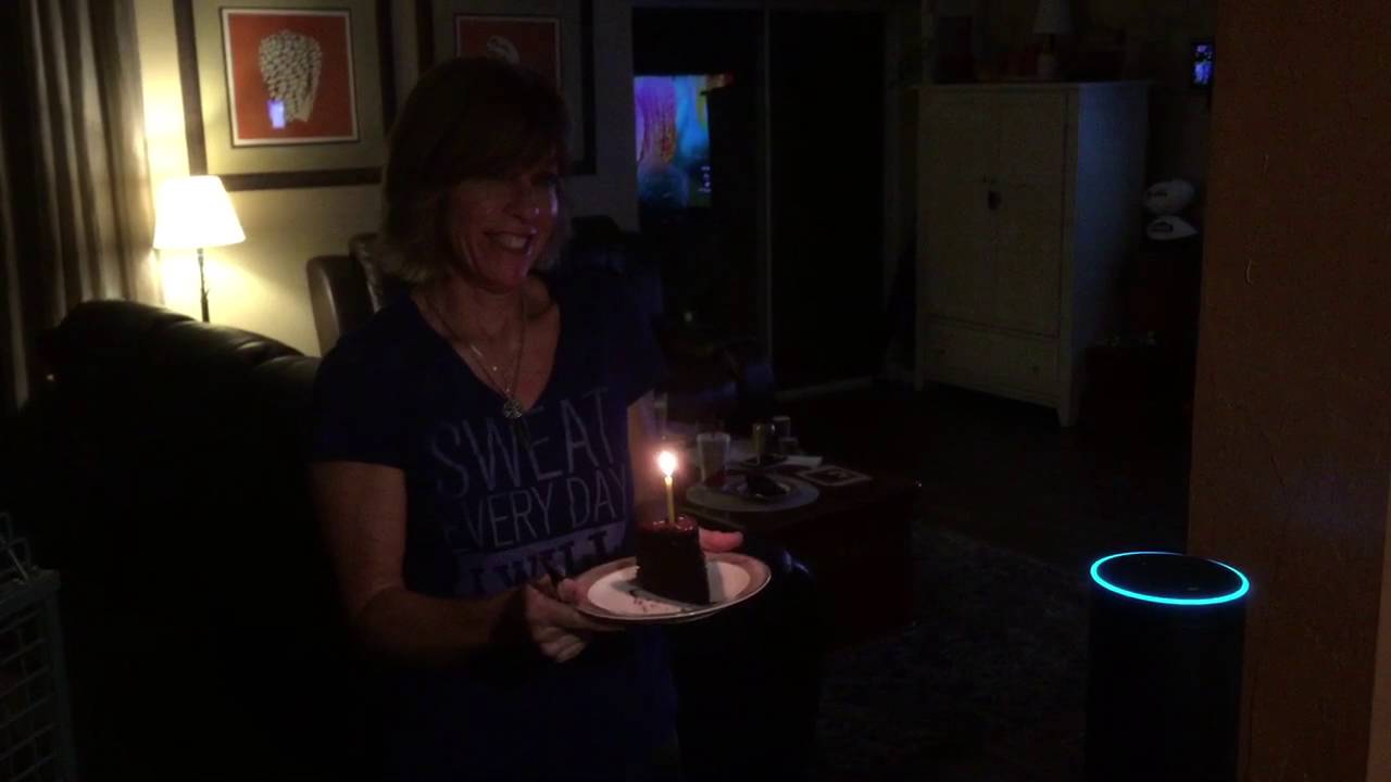 Amazon Echo sings Happy Birthday