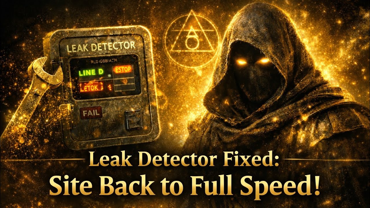 Leak Detector Fixed: Site Back to Full Speed!