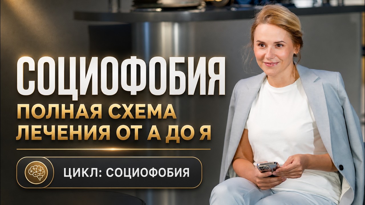 Социофобия: Полная схема лечения от А до Я #социофобия